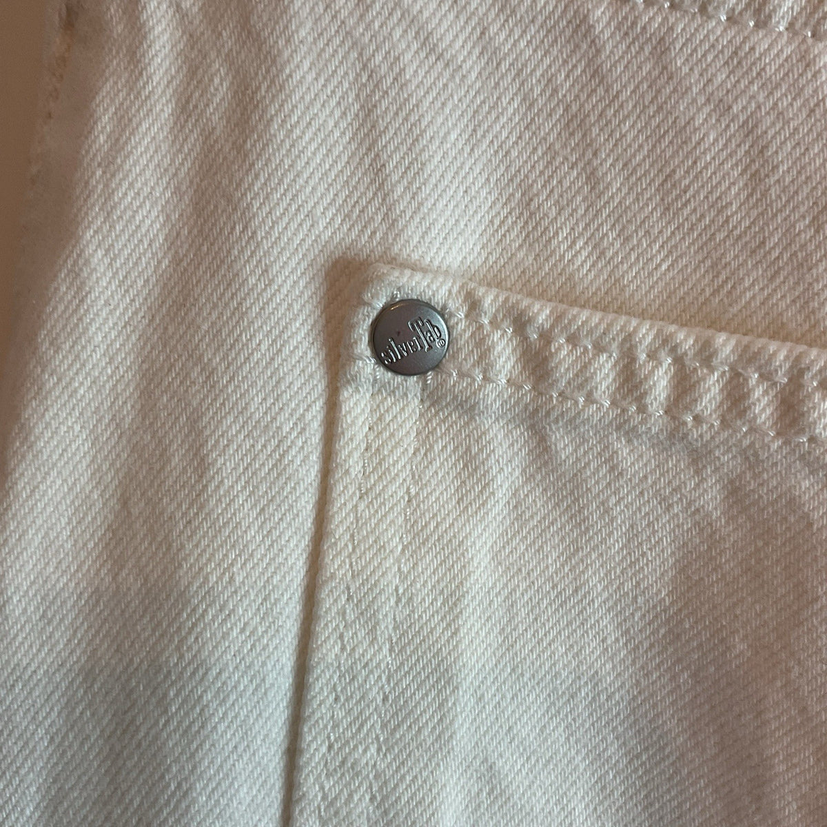 Levis Vintage Y2K SilverTab  94’s Loose Fit unisex W30x31 Baggy Ivory White Bnwt7