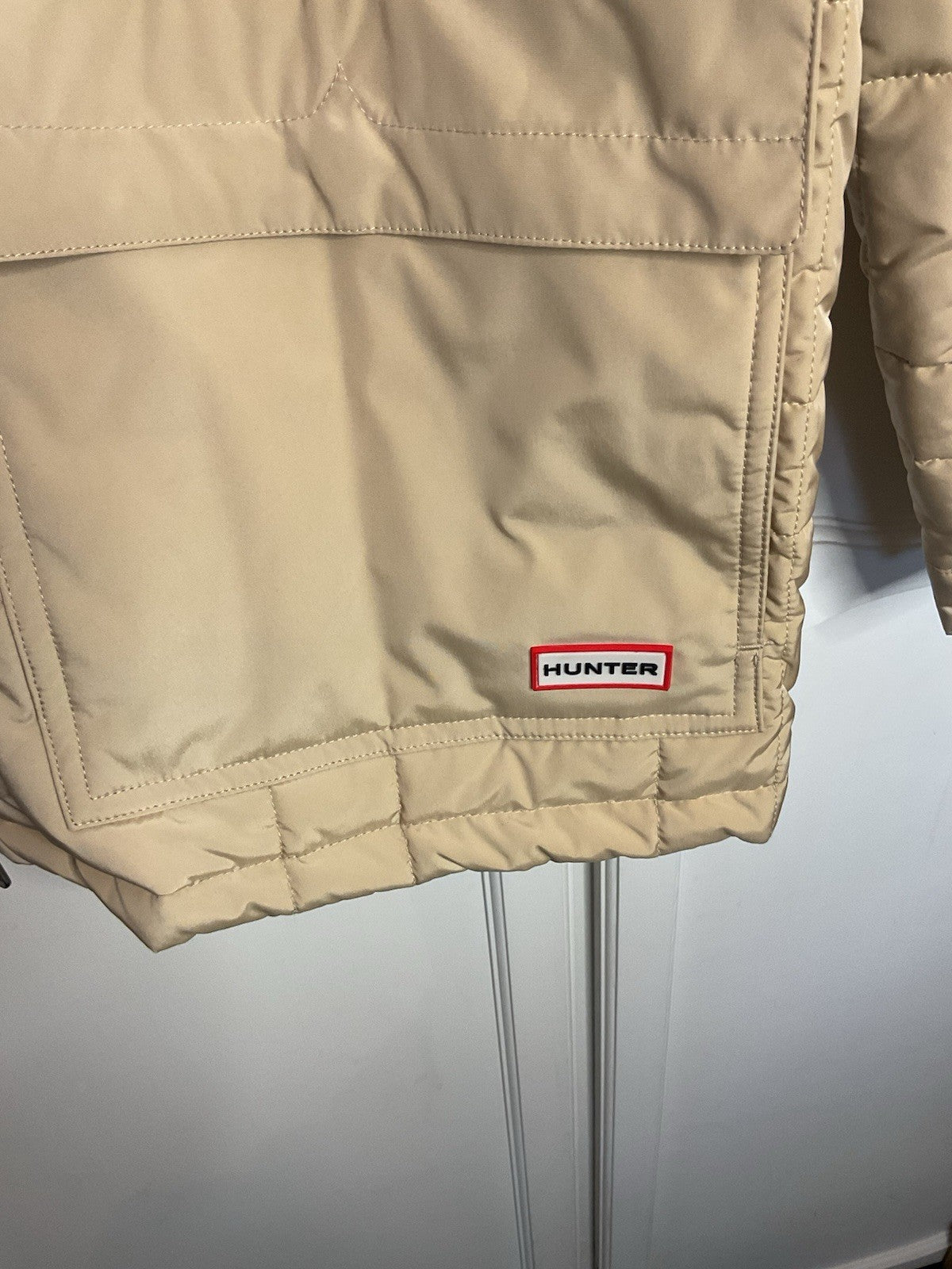 Hunter Walter Quilted Jacket Men’s XL Safari (Beige) Harm004242 BNWT New12