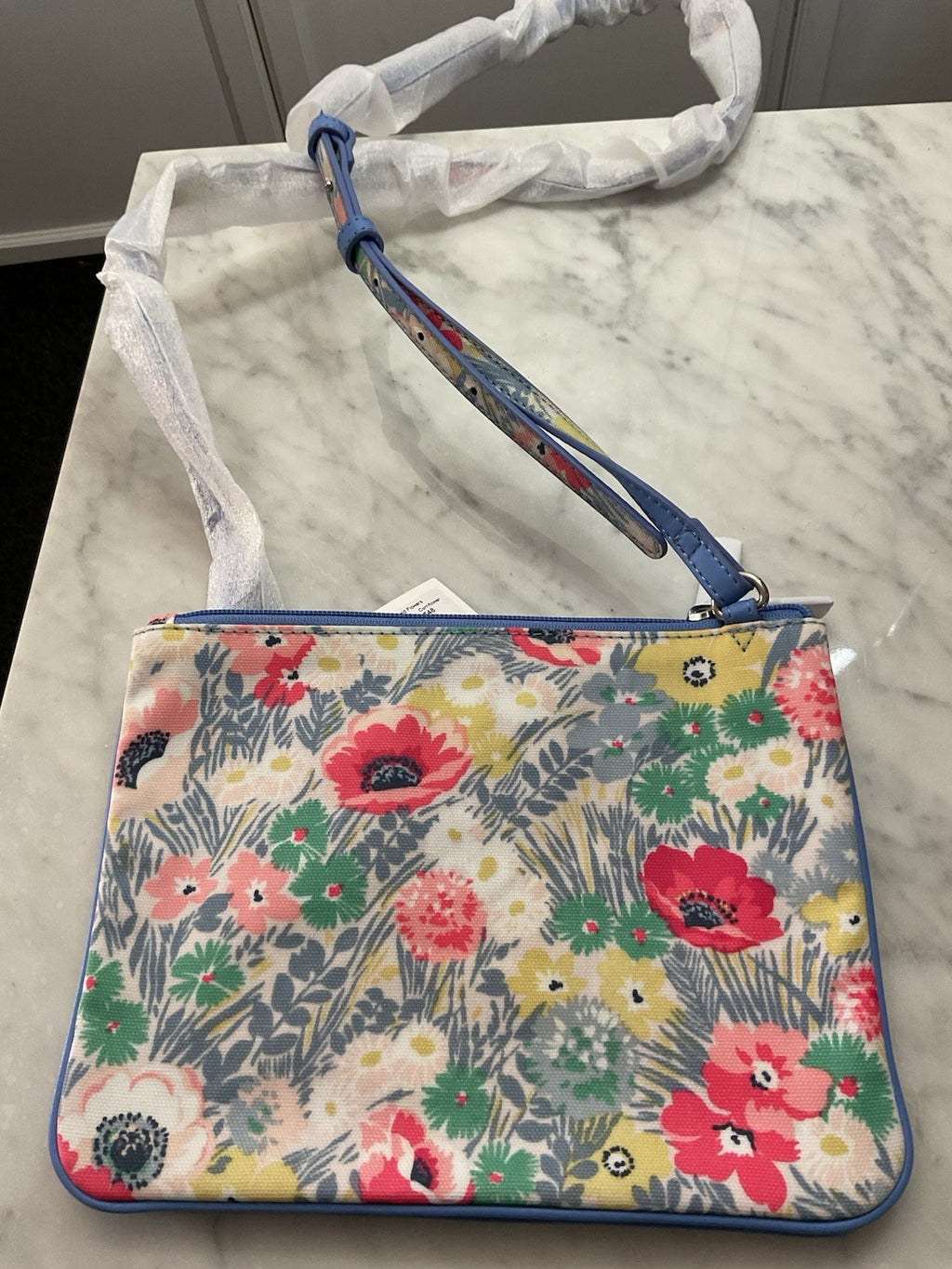 Cath Kidston Cross Body Bag Flowers Print New With Tag 2 part bag 3