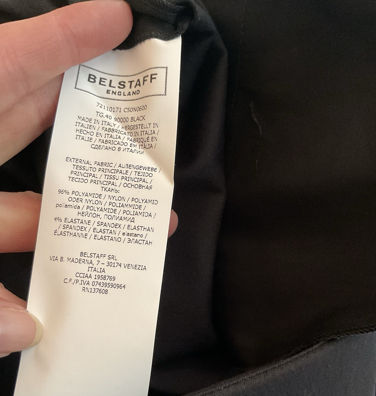Belstaff Black Rider Skirt Size 8 Bnwt Rrp £895