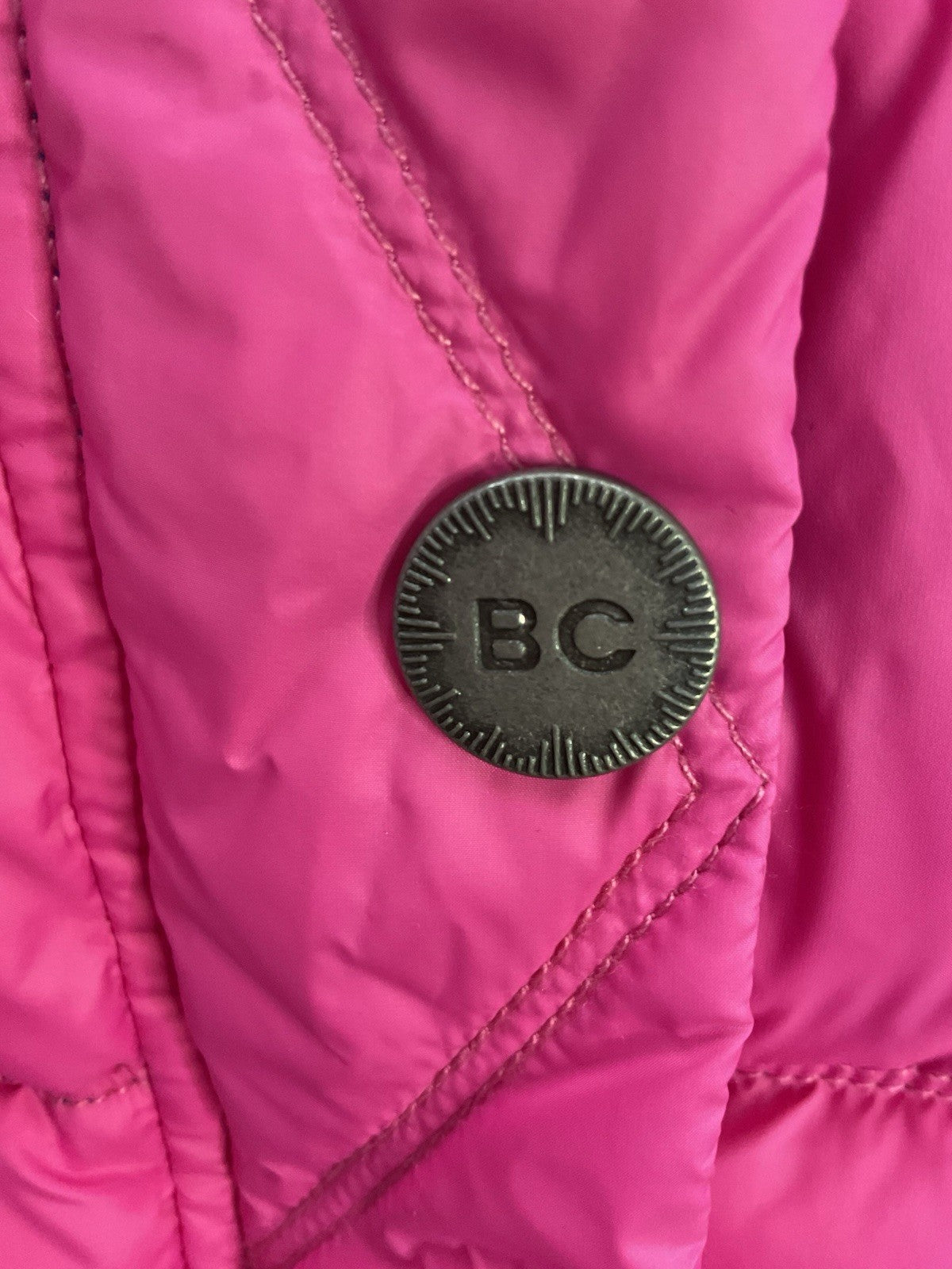 Best Company Women's Lavaredo Small Pink Puffer Coat Rare, Bnwt Vintage Italian1