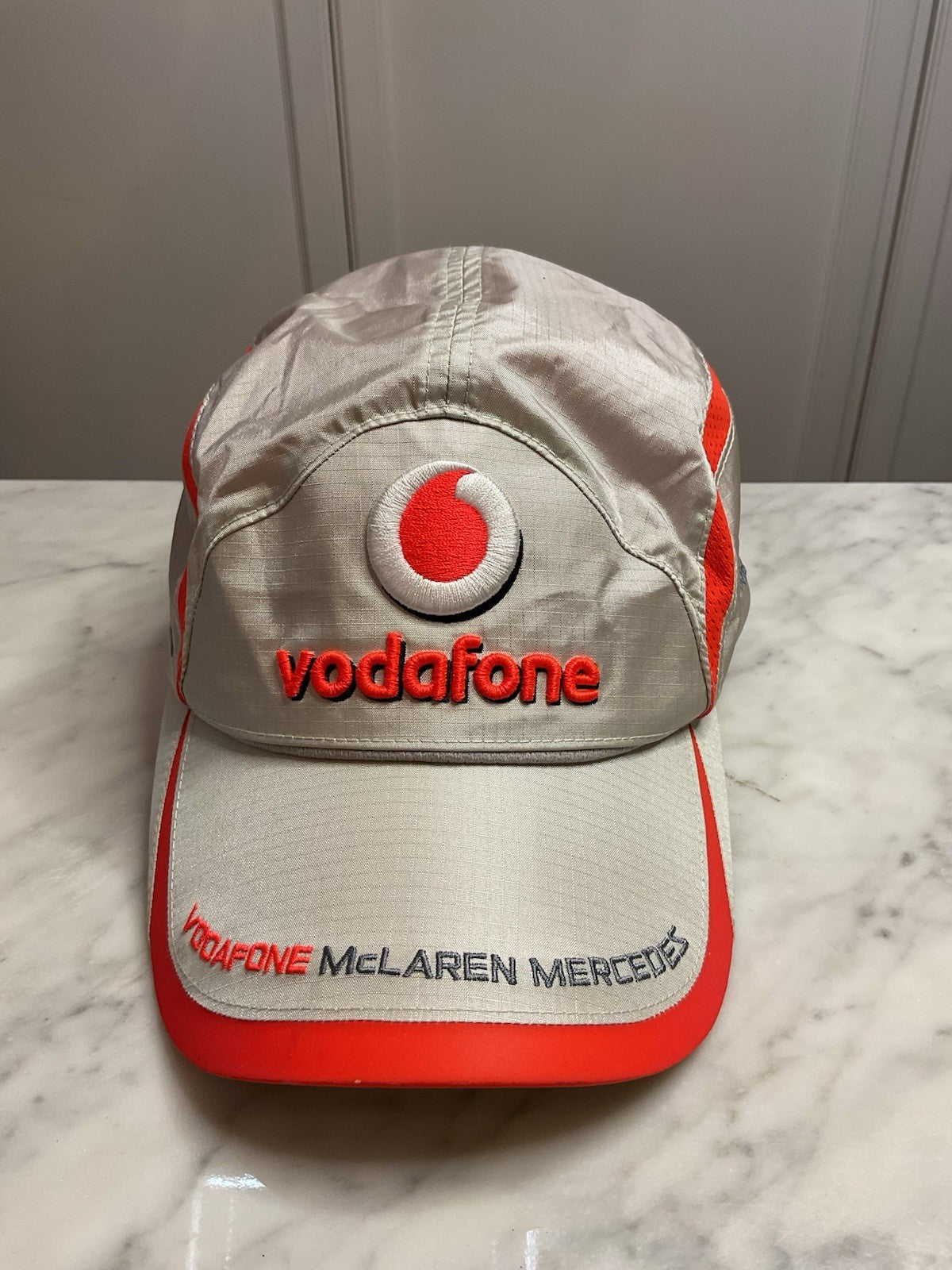 Vintage McLaren Mercedes Vodafone Formula One Team Baseball Cap One Size0