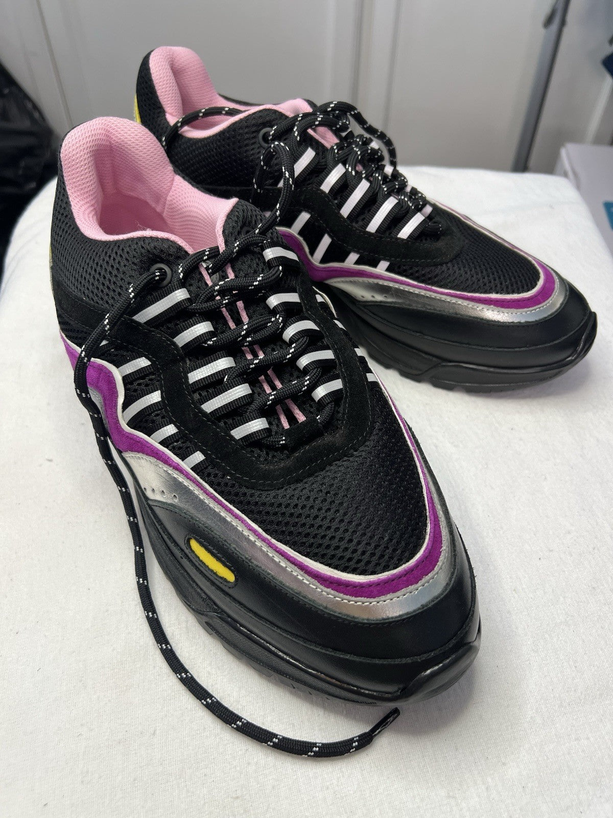 Axel Arigato Trainers Black/purple Size 9 Brand New Without Box, Stunning Pair 0