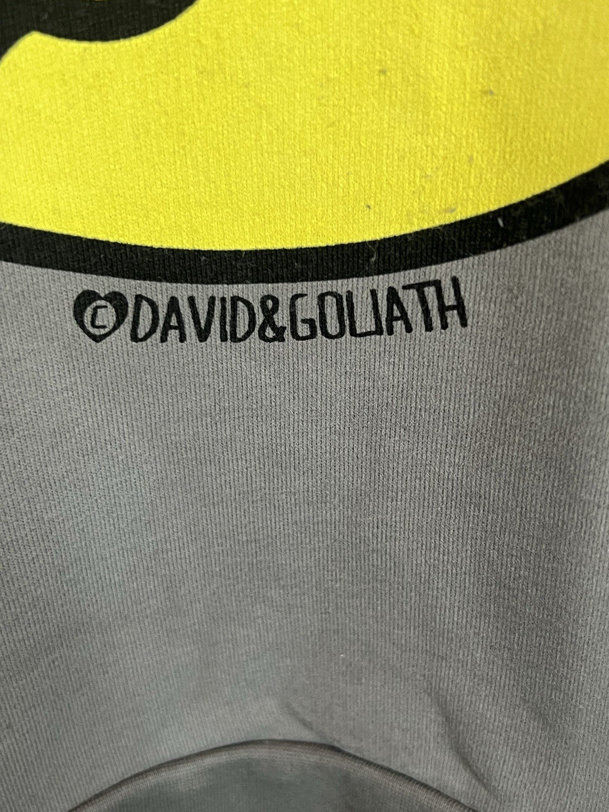 David & Goliath Nerdvana Hoodie Charcoal Grey- Vintage retro Bnwt lovely hoodie 2