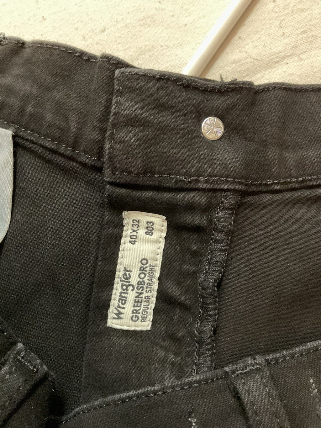 Wrangler Back To Black Greensboro 803 Jeans 40W 32L, 411246 BNWT6