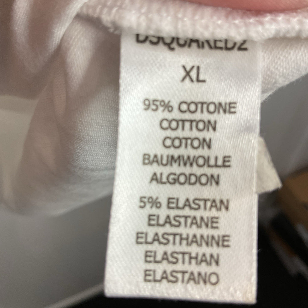 Mens t shirt Dsquared2 Size XL Color White5