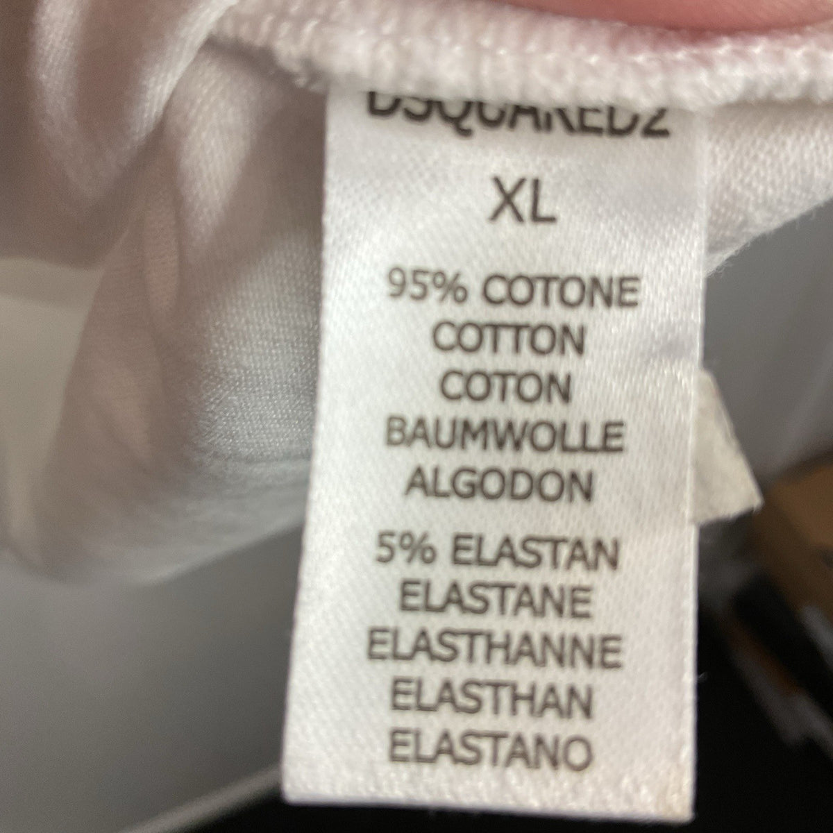 Mens t shirt Dsquared2 Size XL Color White5