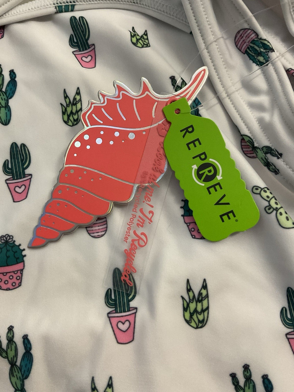 Chelsea Peers Women's Swimming Costume Cactus Design Size Large BNWT5