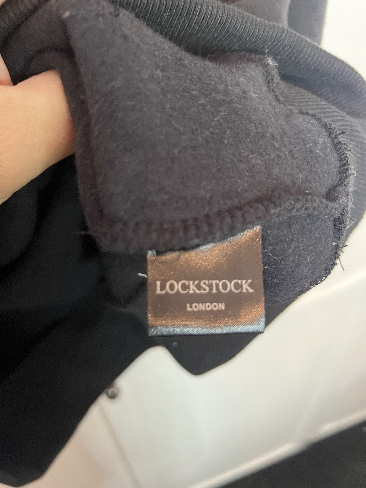 Lockstock London Quality Rare Sample Hoodie/hoody Black Size Medium. Bnwt5
