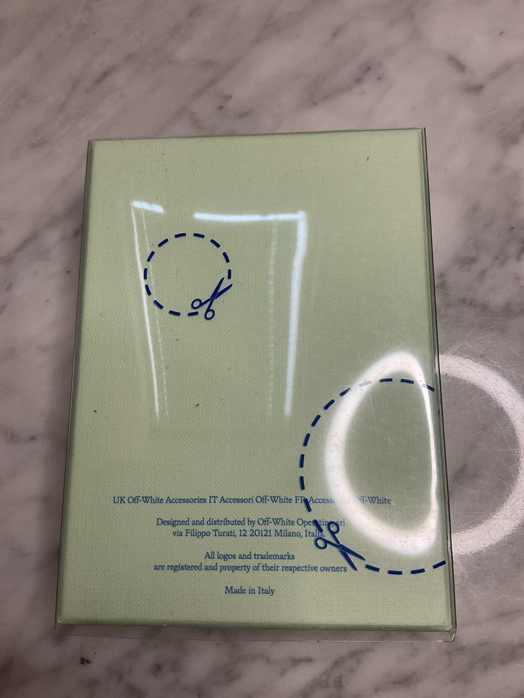 Off-White Double Paperclip Earrings Gold Tone, Brand New Never Been Worn, 100%2