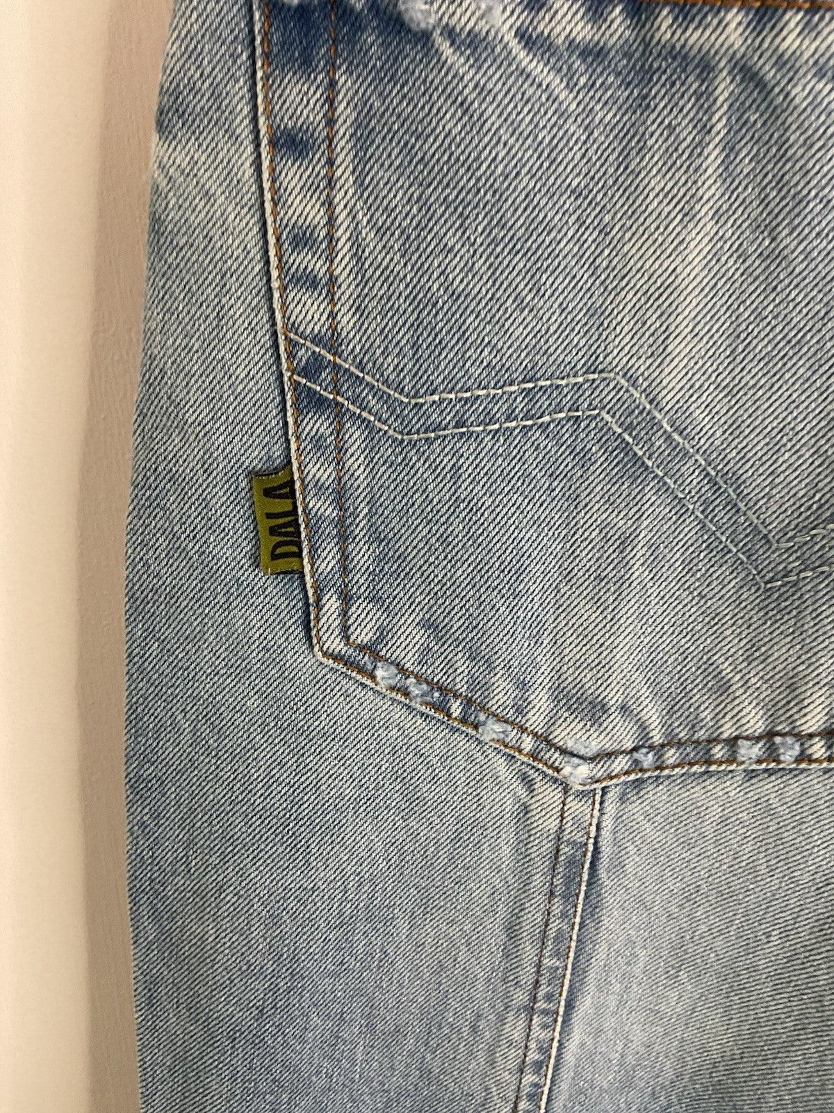 Dala Jeans Womens Back Alley Jeans denim blue, seemed size 24 Bnwt designer jean3