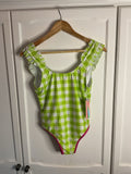 Chelsea Peers Women's Swimming Costume Lime Green / White Size Extra Small BNWT0