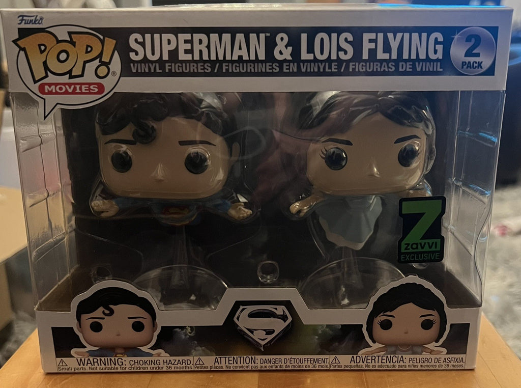 Funko Pop! Movies: Superman And Lois Flying - Zavvi Exclusive 2 pack new 0