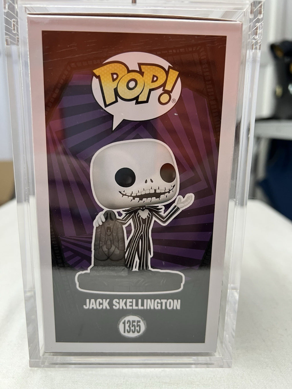 Tim Burton Signed 30th Nightmare Before Christmas Jack Skellington Funko Pop COA3