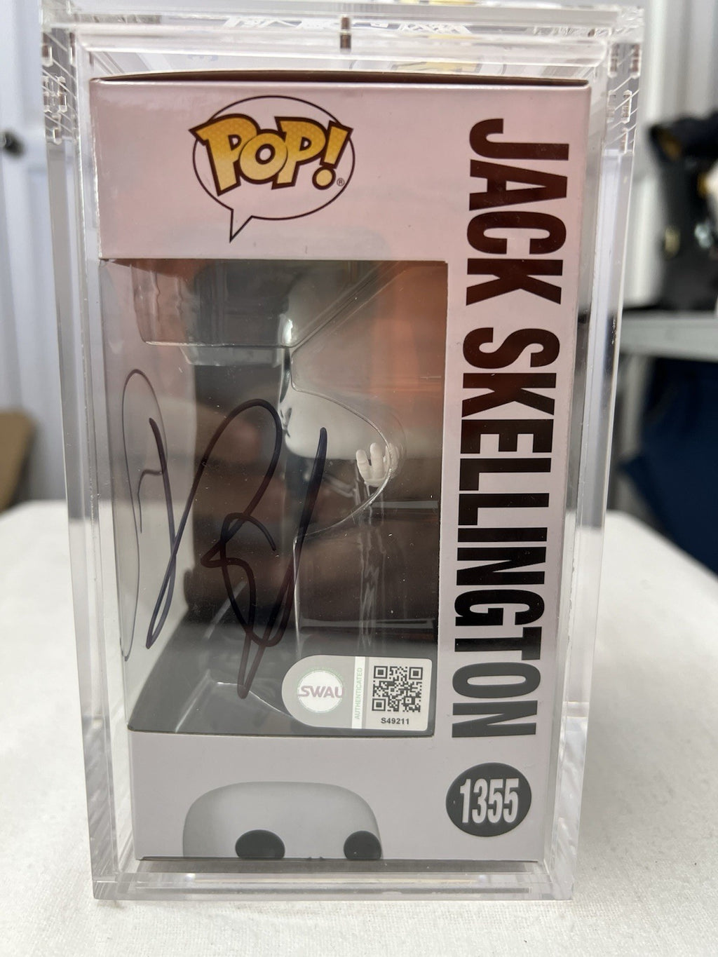 Tim Burton Signed 30th Nightmare Before Christmas Jack Skellington Funko Pop COA1