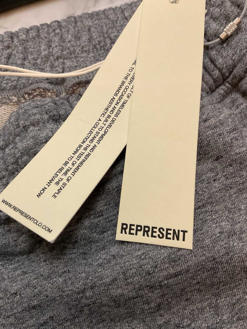 Represent Blanks Sweatpants Joggers Dark Grey Marl Jersey M08121-111 XXl Bnwt3