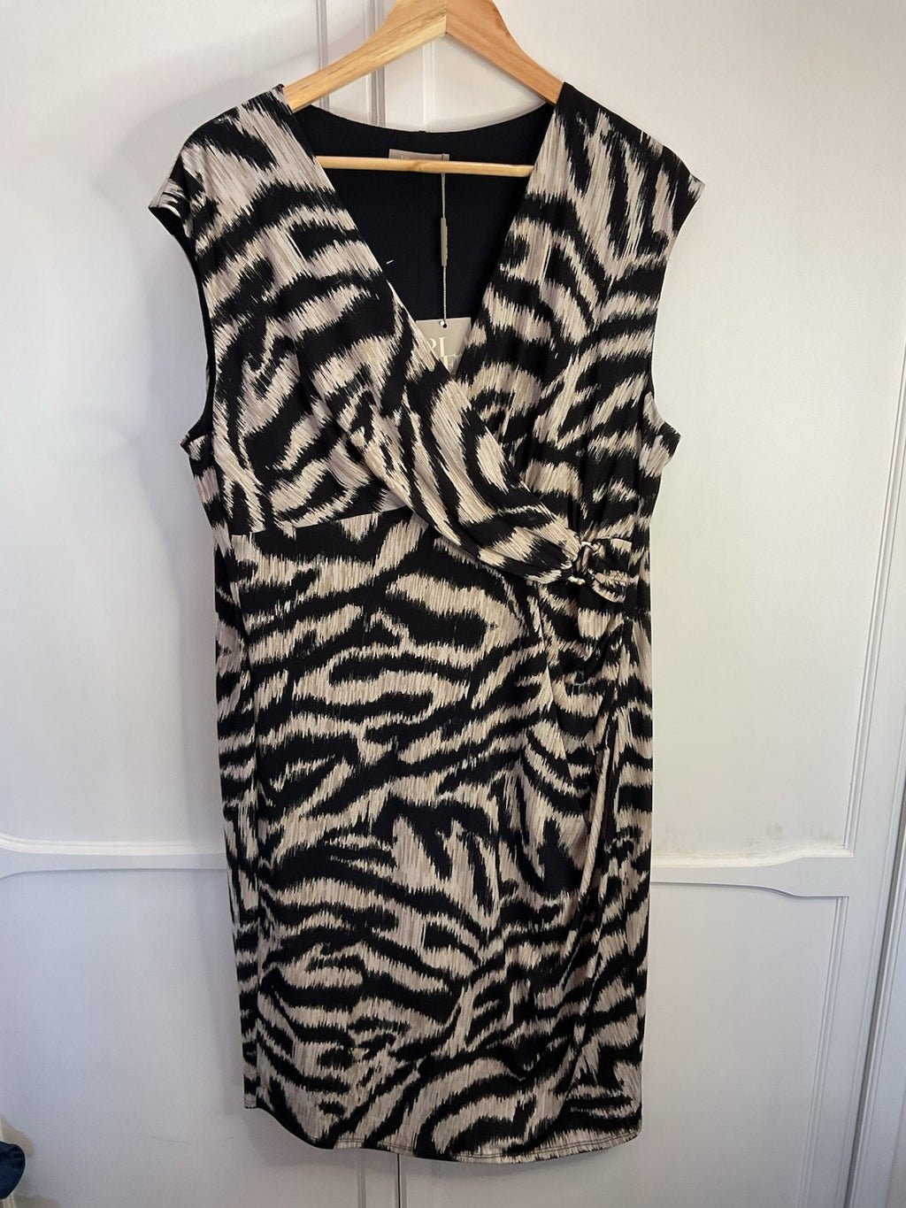 Planet Animal Print Dress Size 20 Bnwt Rrp £99.000