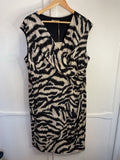 Planet Animal Print Dress Size 20 Bnwt Rrp £99.000