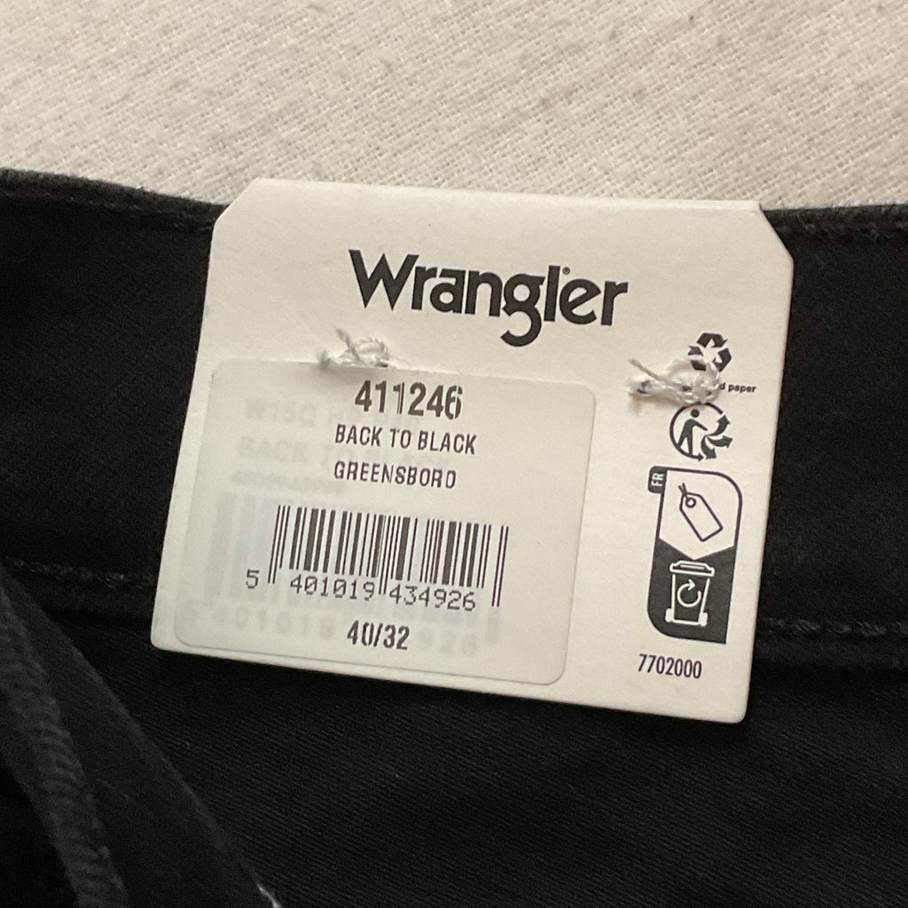 Wrangler Back To Black Greensboro 803 Jeans 40W 32L, 411246 BNWT5