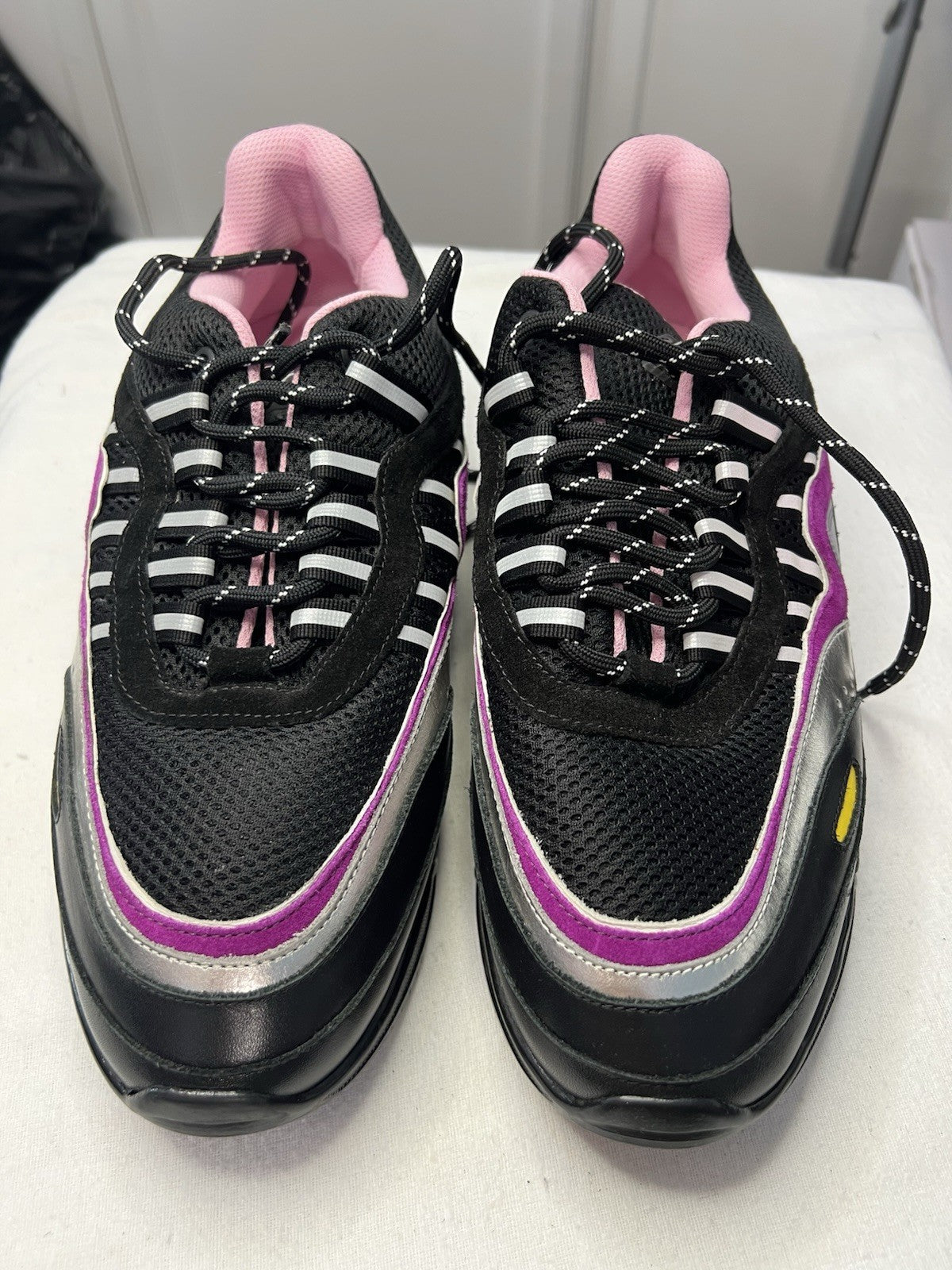 Axel Arigato Trainers Black/purple Size 9 Brand New Without Box, Stunning Pair 1
