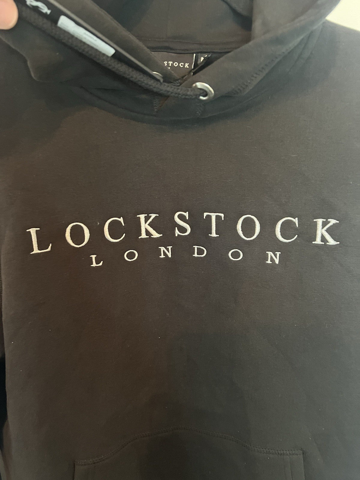 Lockstock London Quality Rare Sample Hoodie/hoody Black Size Medium. Bnwt3