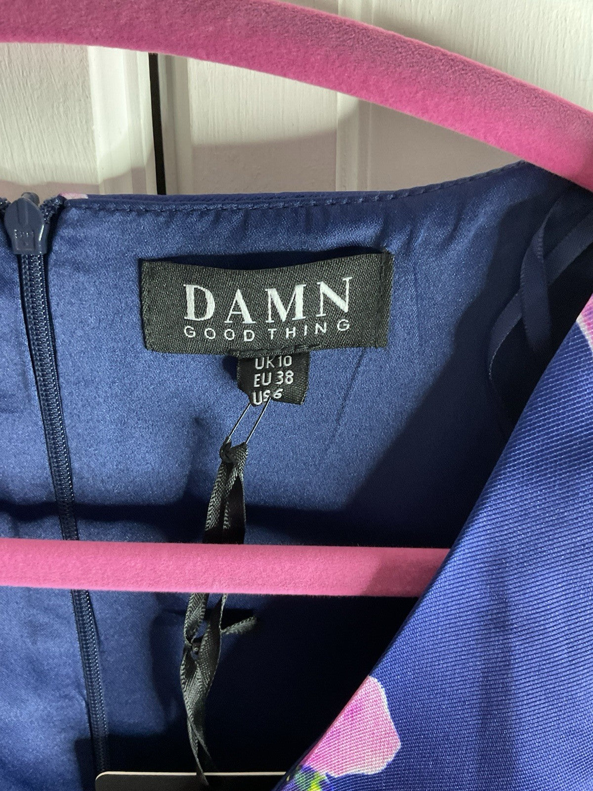 Damn Good Things Women’s Floral Midi Dress Size Uk 10 Dgtsd06 Lined Dress Bnwt1
