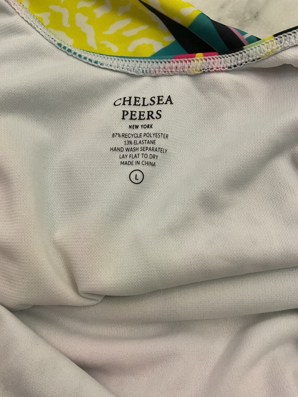 Chelsea Peers Women's Swimming Costume Funky Multi Coloured Size Large BNWT7