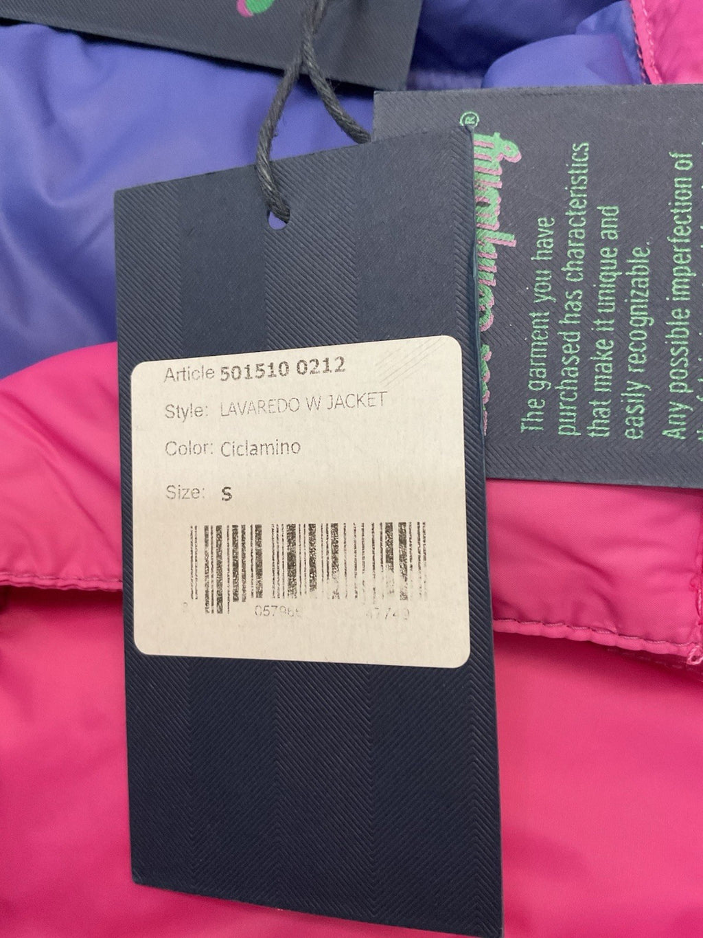 Best Company Women's Lavaredo Small Pink Puffer Coat Rare, Bnwt Vintage Italian9