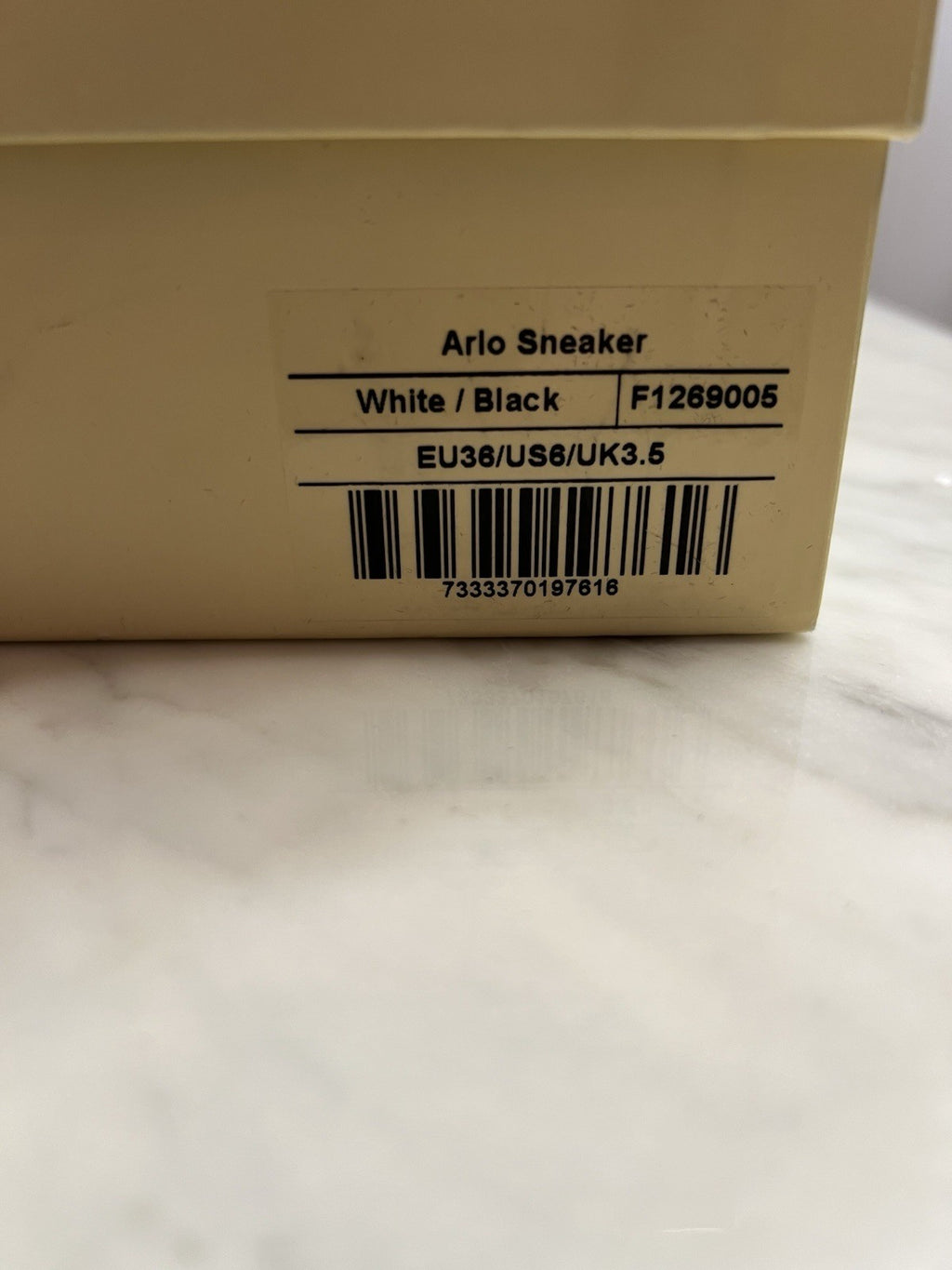 Axel Arigato Arlo Unisex Trainers White/black F1269005 Uk3.5 Rrp £235 Sold Out3