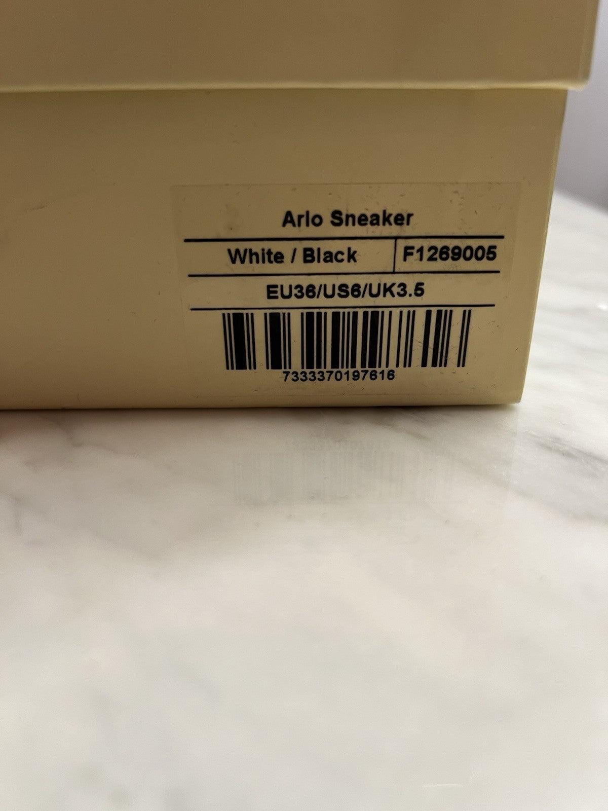 Axel Arigato Arlo Unisex Trainers White/black F1269005 Uk3.5 Rrp £235 Sold Out3