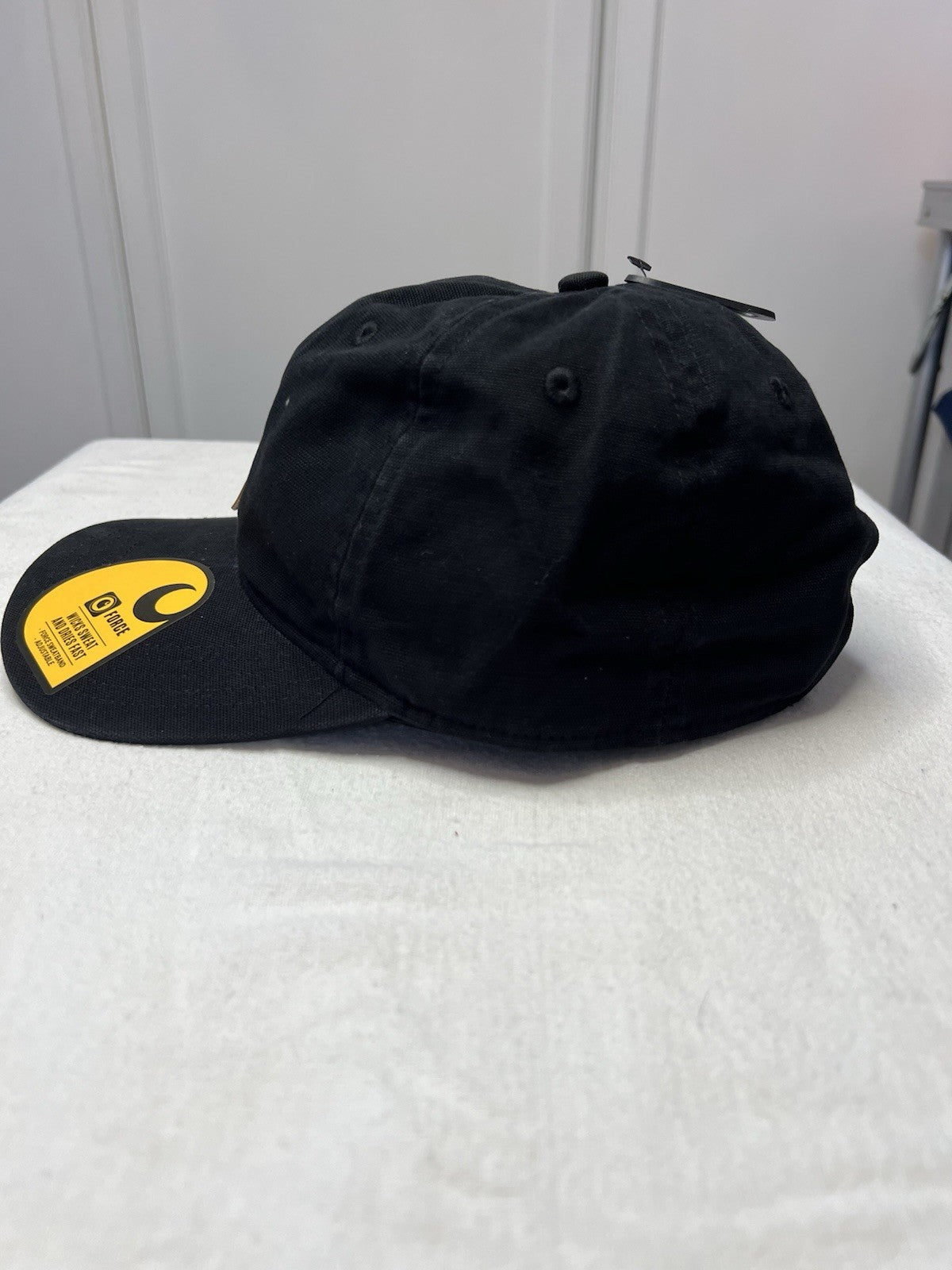 Carhartt Black Canvas Unisex One Size Adjustable Cap Bnwt3