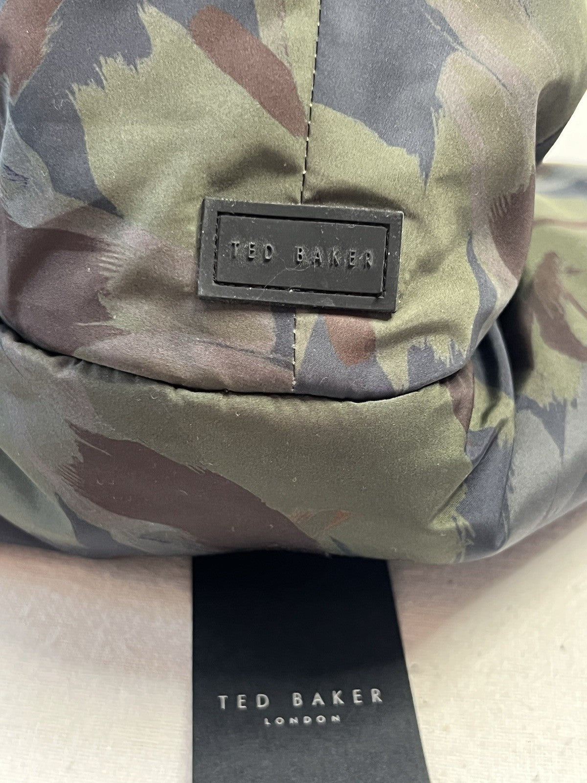 Ted Baker Childs Camo Puffer Trapper Hat 57cms Bnwt Rrp £45.003