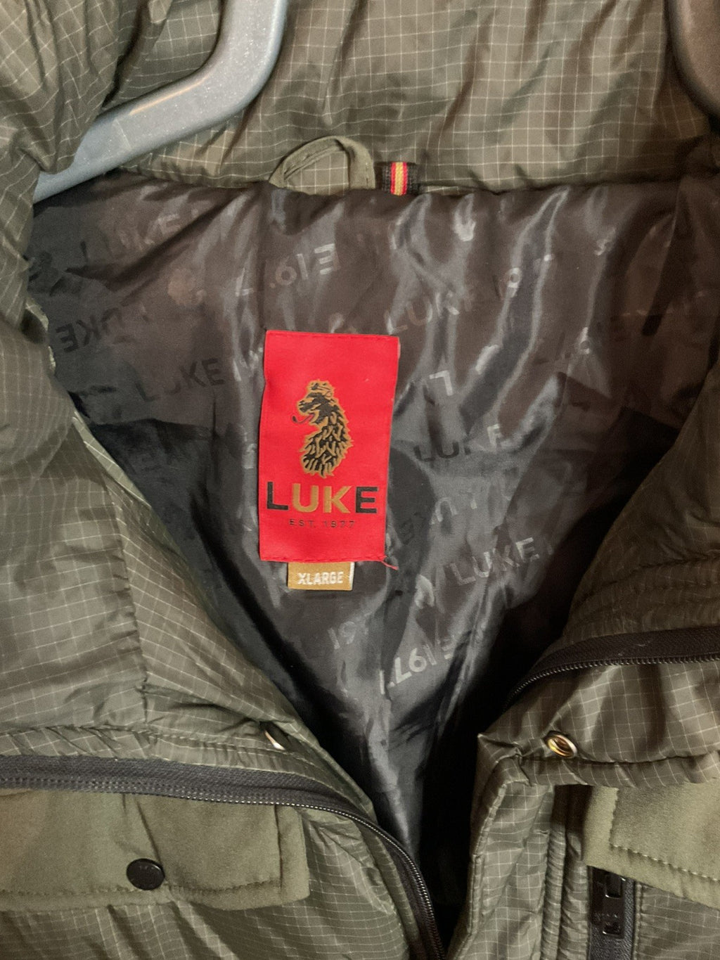 Luke 1977 Dreward Longline Jacket Men’s Puffer, Immaculate Condition Rrp £175.0012