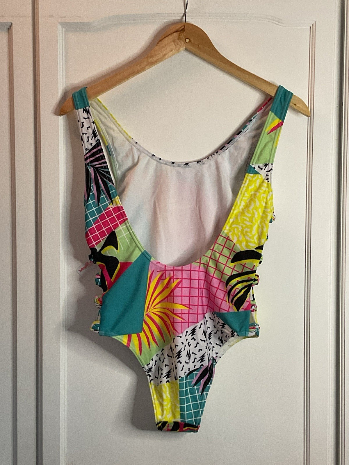 Chelsea Peers Women's Swimming Costume Funky Multi Coloured Size Large BNWT1