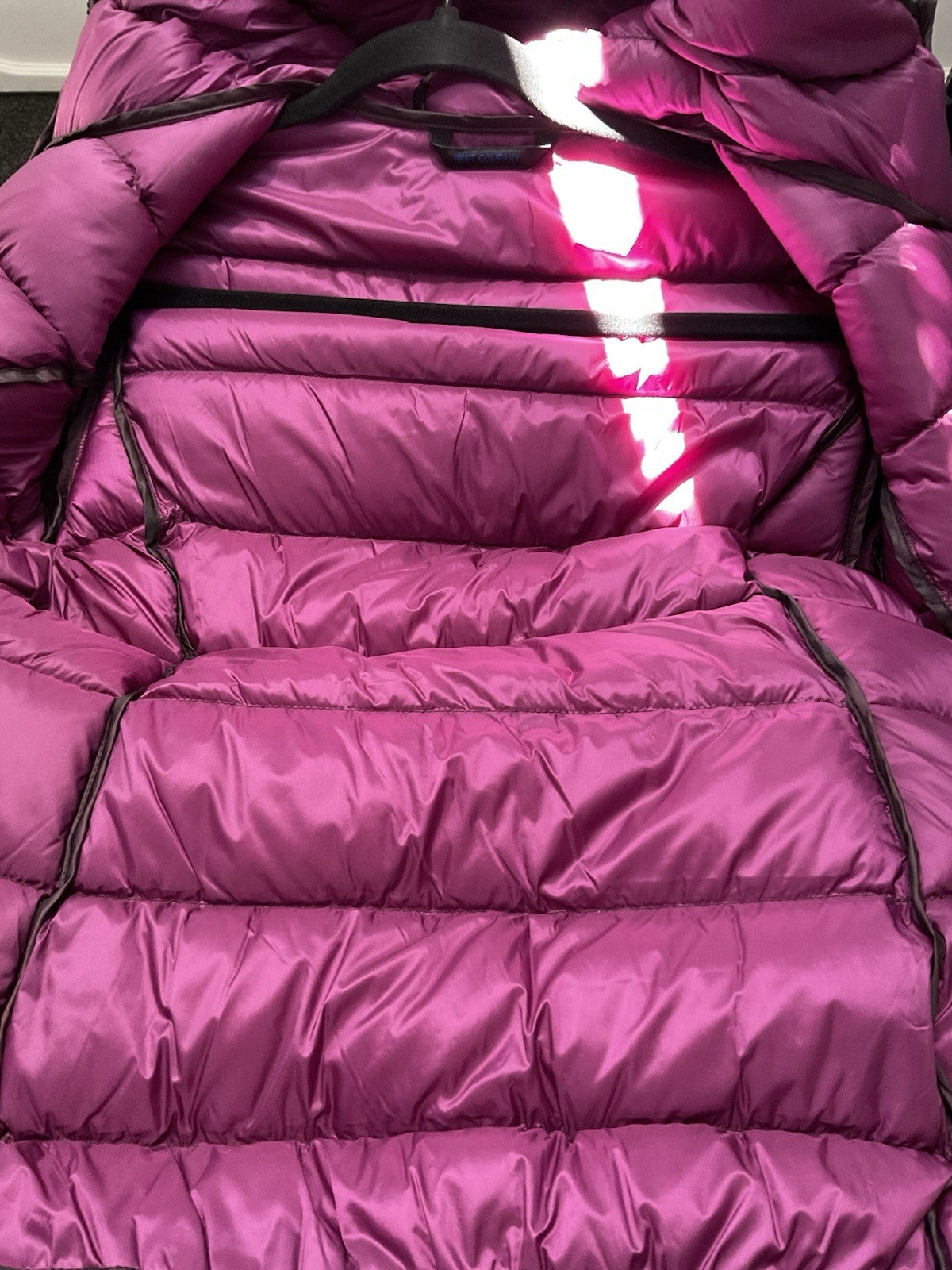 Best Company Women’s Puffer Coat Size Small, Purple/dark Maroon, Vintage Deadsto10