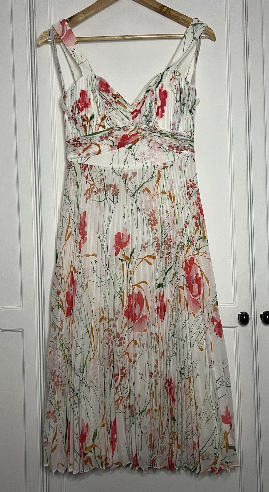 Bnwt Stunning Karen Millen Royal Ascot Midi Dress, Size 8 Rrp £225.000