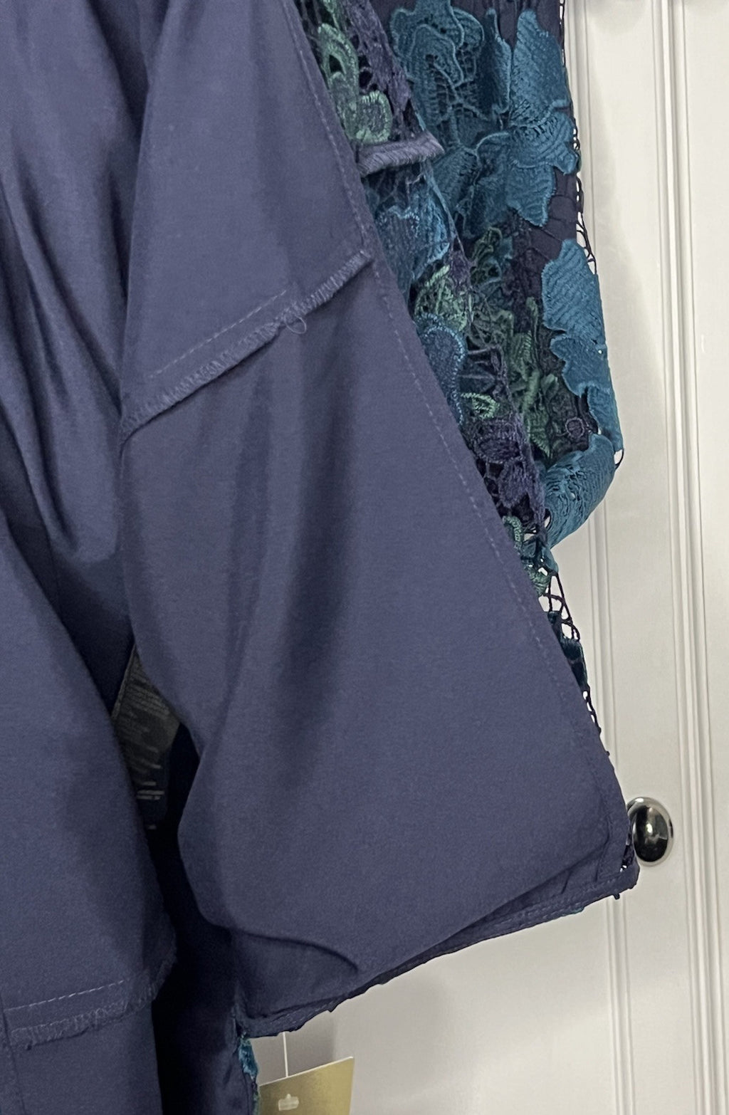 Bnwt Stunning Coast Navy & Green Midi Dress, Size 14, Rrp £139.992