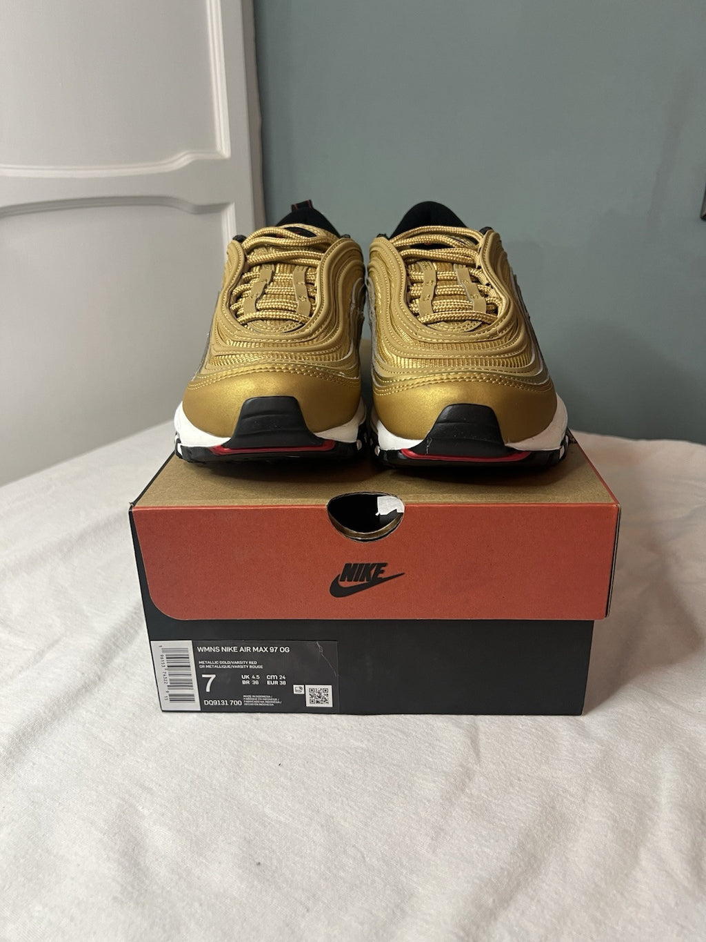 Nike Air Max 97 Golden Bullet Uk Size 4.5 Bnib Sold Out Unisex2