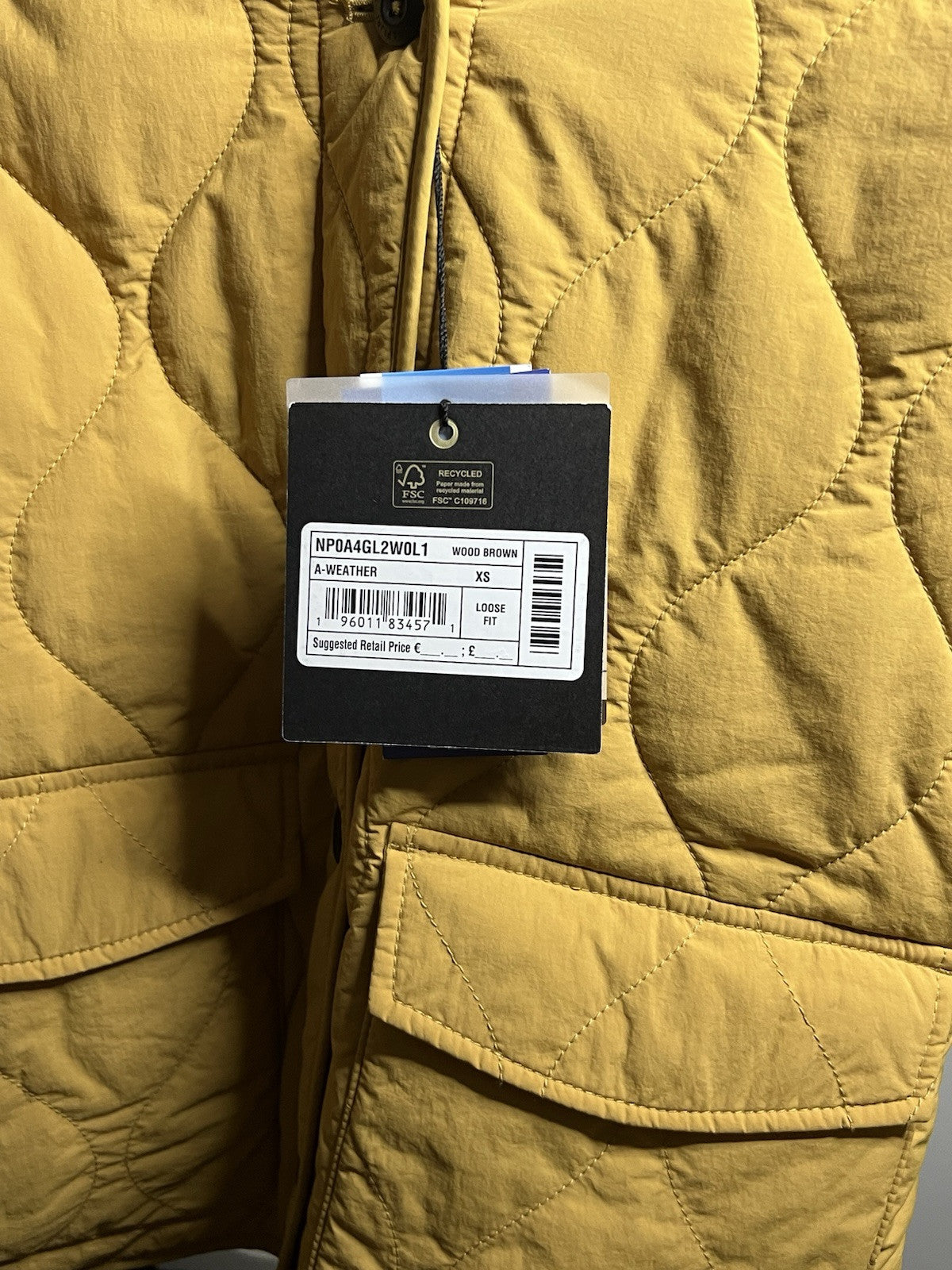 NAPAPIJRI Women’s Weather Jacket Amber/yellow Size XS BNWT RRP £1754