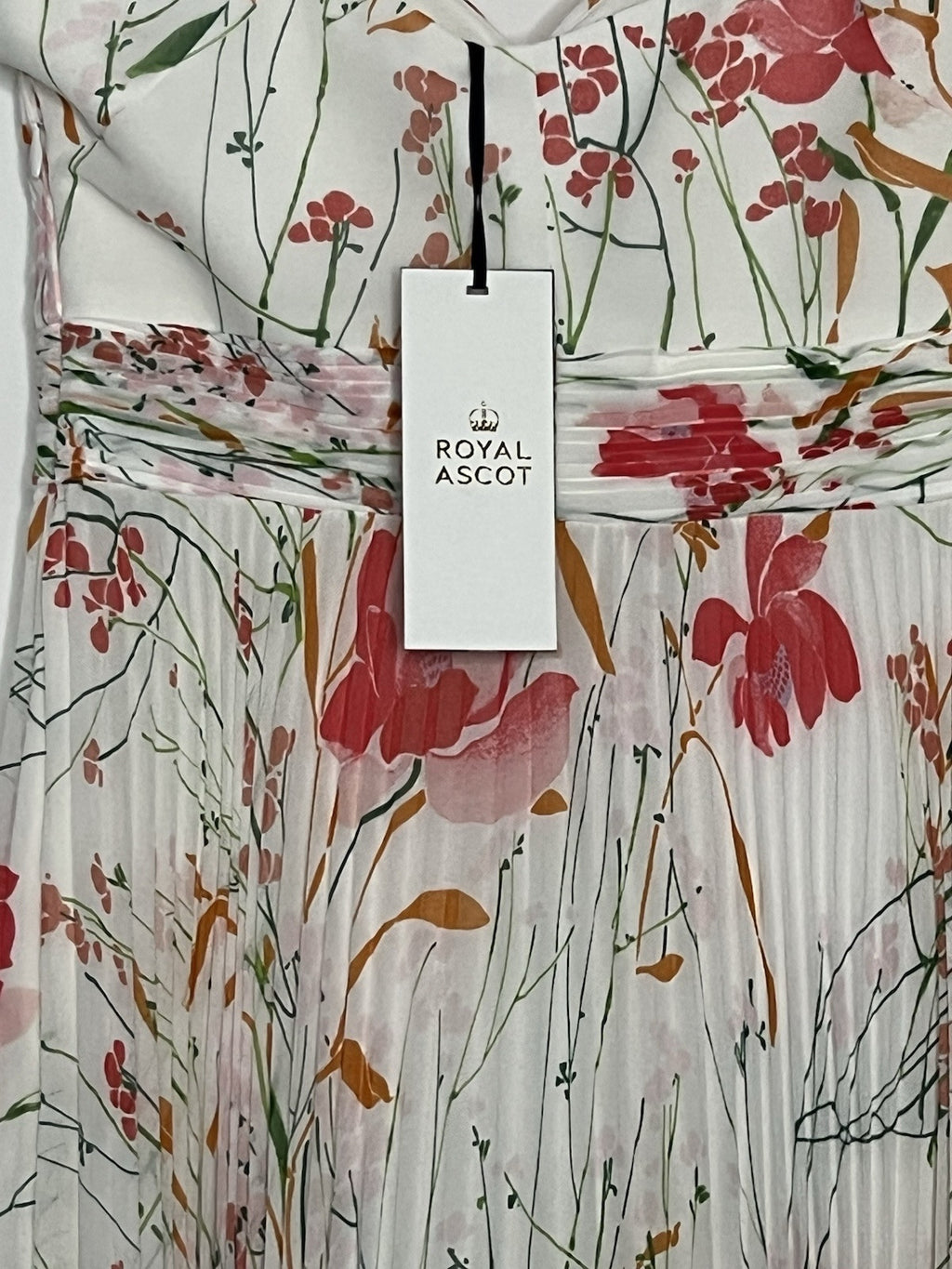Bnwt Stunning Karen Millen Royal Ascot Midi Dress, Size 8 Rrp £225.004